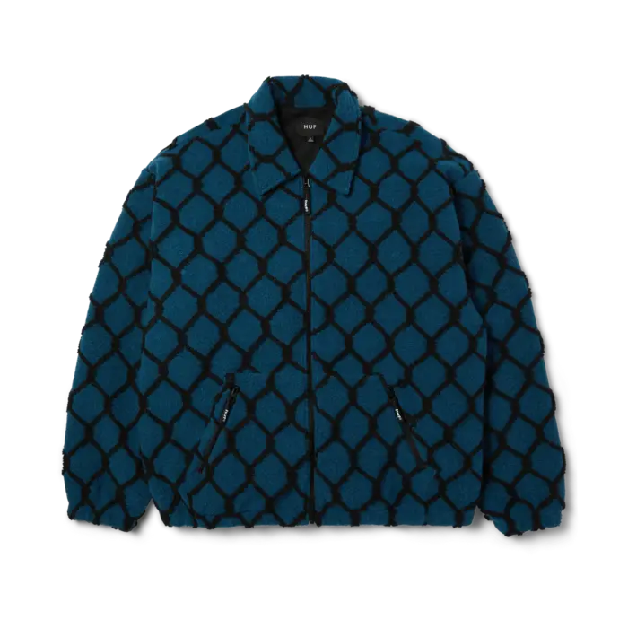 Huf Breakthough High Pile Jacket - Marine Blue