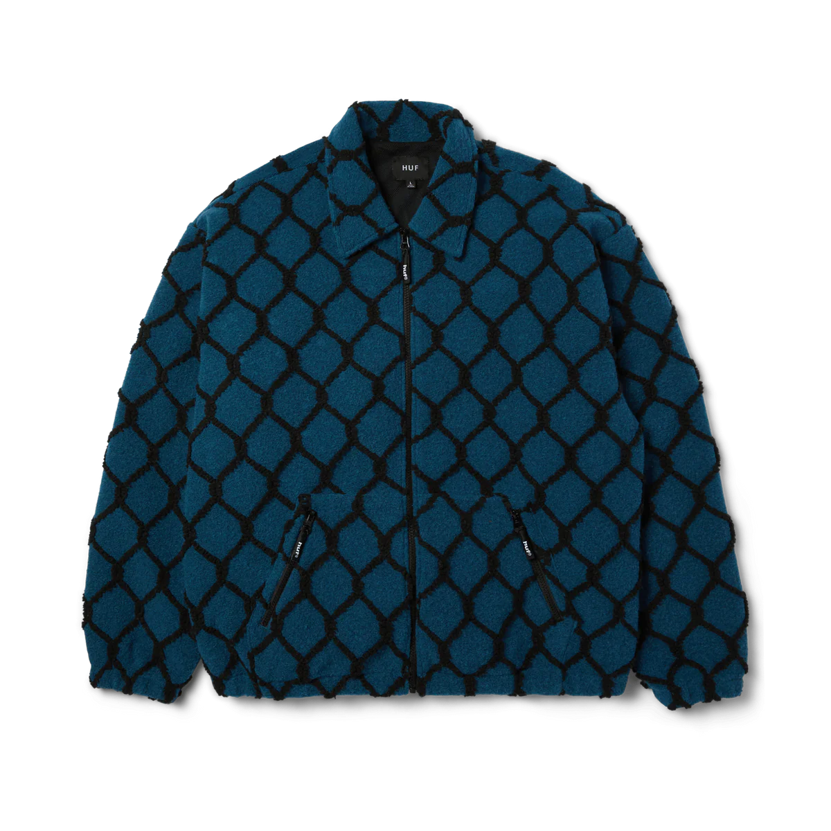 Huf Breakthough High Pile Jacket - Marine Blue
