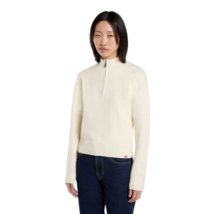 Dickies W' Ruston Quarter Zip Sweater - Beige