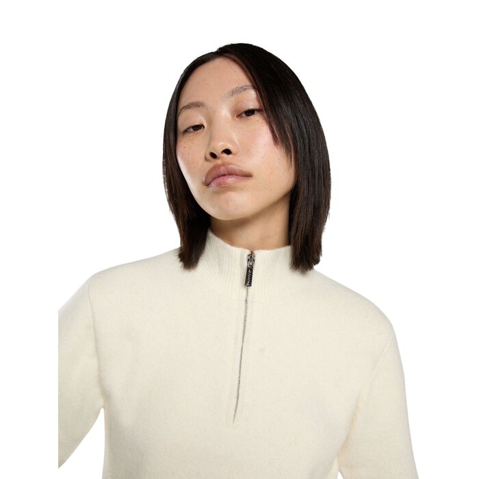 Dickies W' Ruston Quarter Zip Sweater - Beige