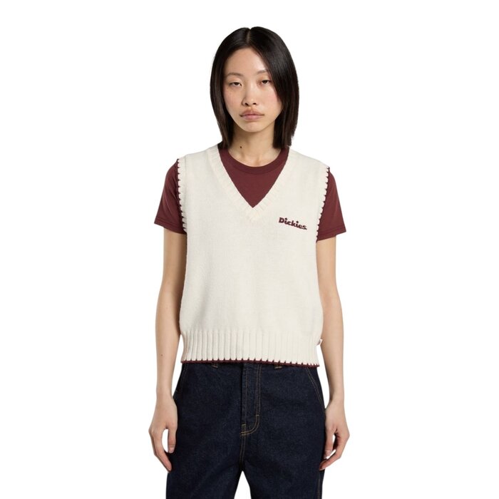 Dickies W' Slayden Sweater Vest - Egret