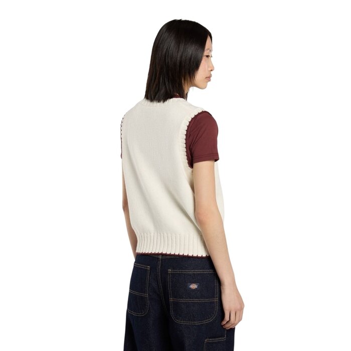 Dickies W' Slayden Sweater Vest - Egret