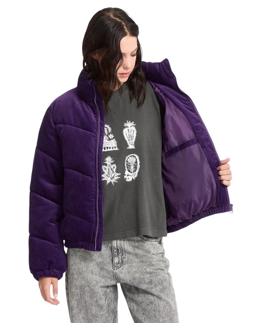 Volcom Cord'N Puff Jacket - Acai
