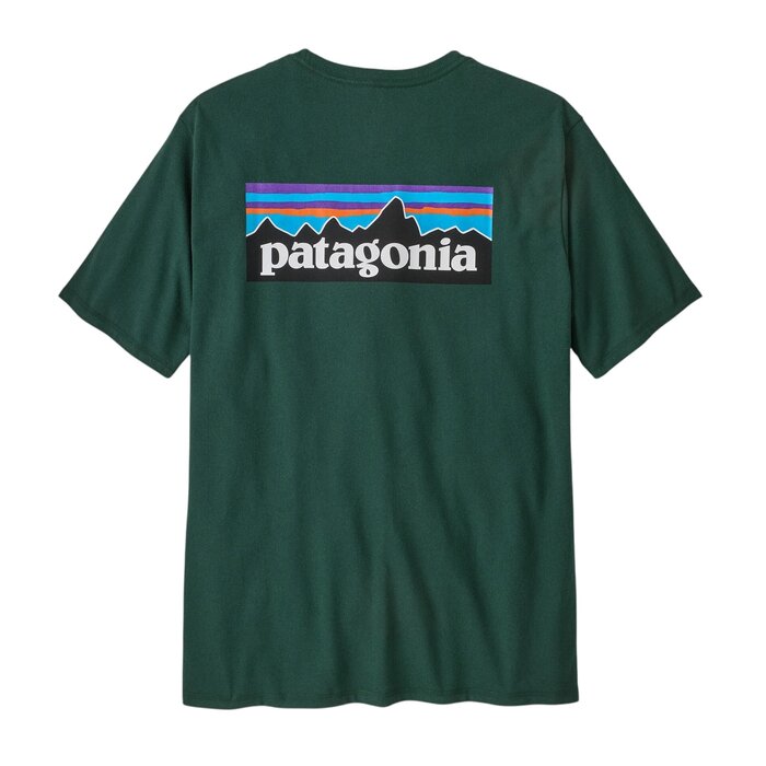 Patagonia M's P-6 Logo Responsibili-Tee - Cascade Green