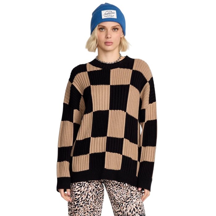 Volcom Tripnotic Sweater - Black Combo