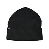 Fisherman Rolled Beanie - Black