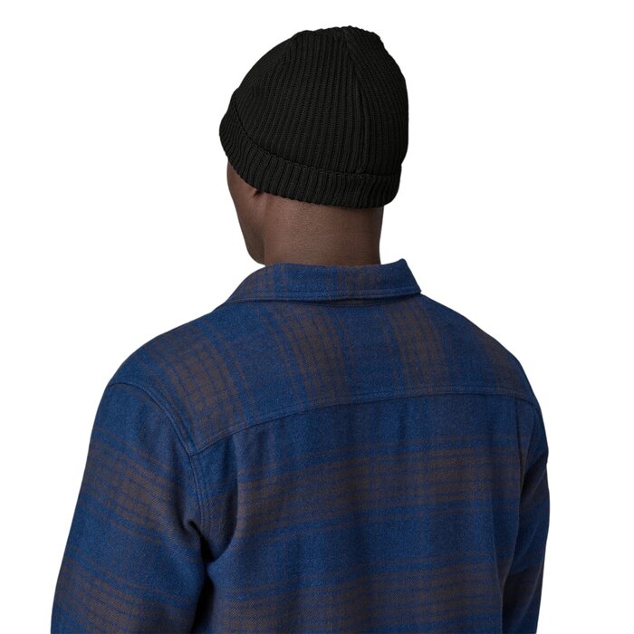 Patagonia Fisherman Rolled Beanie - Black