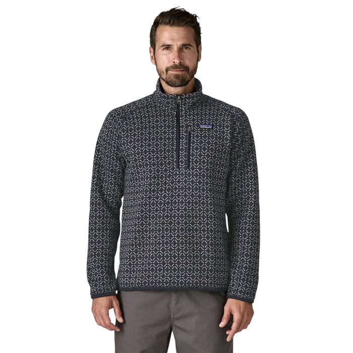 Patagonia M's Better Sweater 1/4 Zip - Scales Sunken Blue