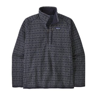 Patagonia M's Better Sweater 1/4 Zip - Scales Sunken Blue