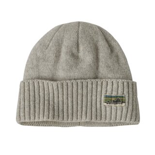 Patagonia Brodeo Beanie - OG Legacy Label Crisp Grey