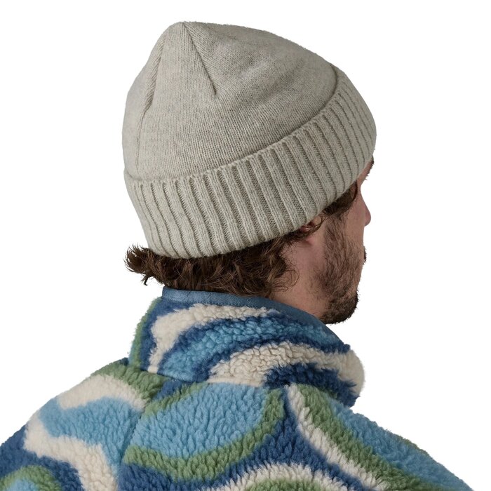 Patagonia Brodeo Beanie - OG Legacy Label Crisp Grey