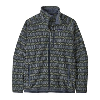 Patagonia M's Better Sweater Jkt - Woven Together Smolder Blue