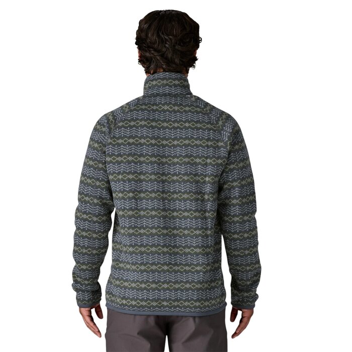 Patagonia M's Better Sweater Jkt - Woven Together Smolder Blue