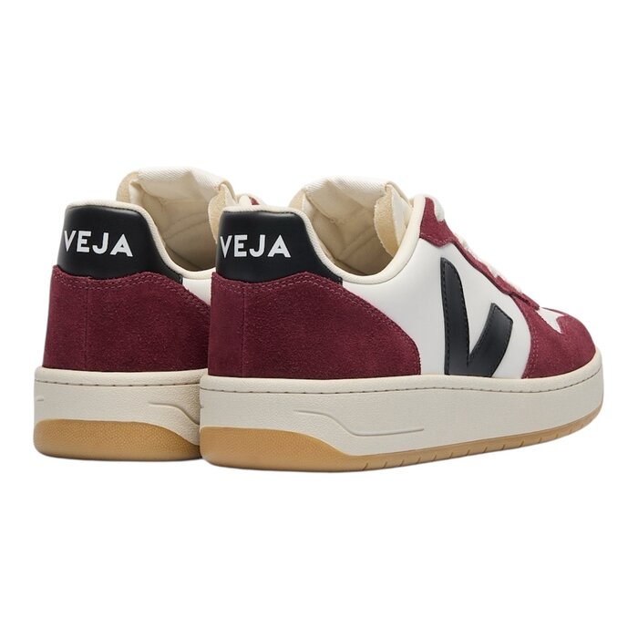 Veja V-10 Prime Leather - White/Black/Amarante