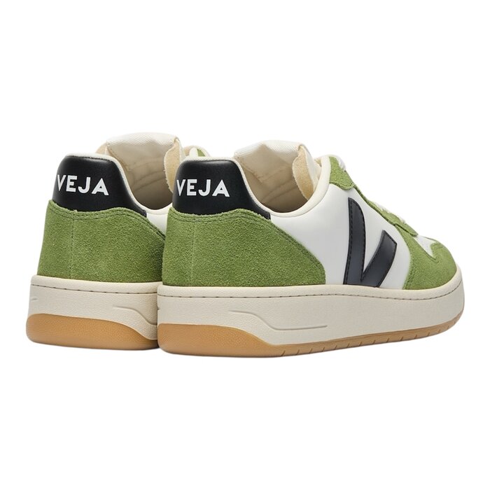 Veja V-10 Prime Leather - White/Black/Kiwi