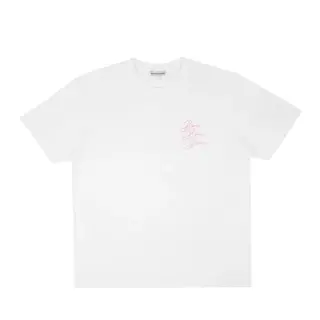 Bisous Skateboards Cigarette T-Shirt - White