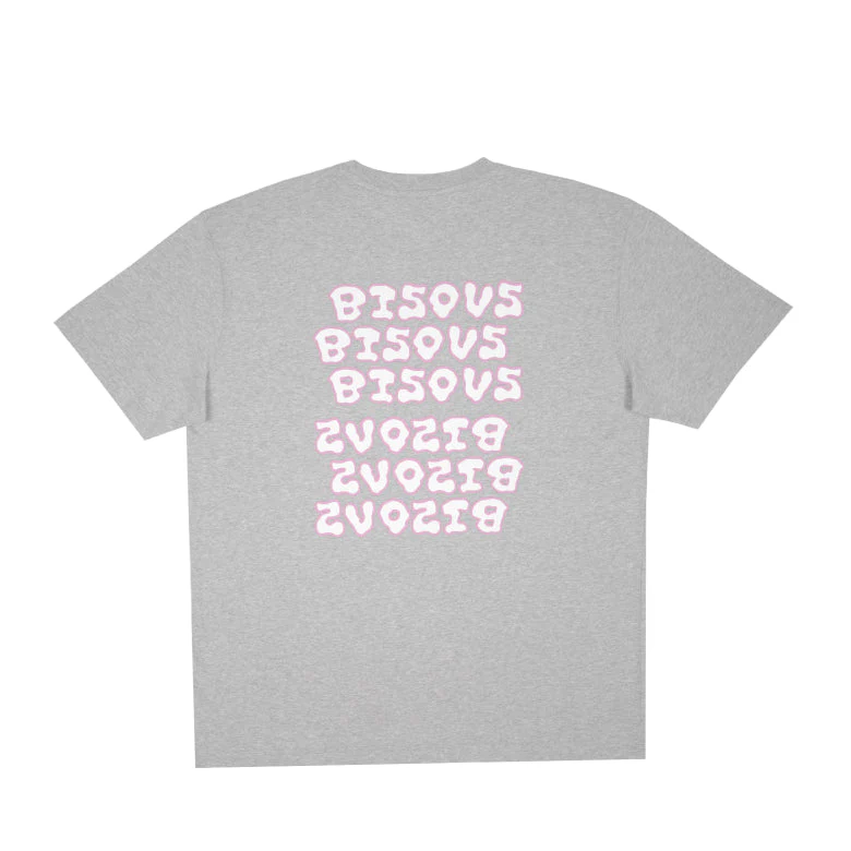 Bisous Skateboards Slime T-Shirt - Sport Grey