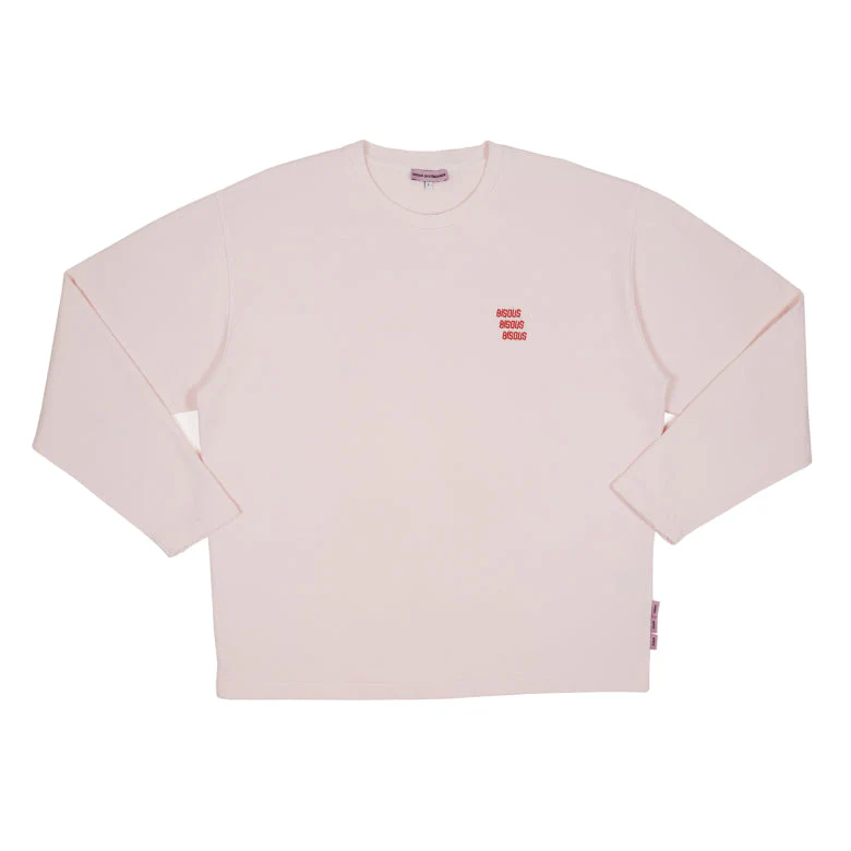 Bisous Skateboards Bisous X3 Crewneck - Used Pink