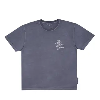 Bisous Skateboards Cigarette T-Shirt - Used Petrol Blue