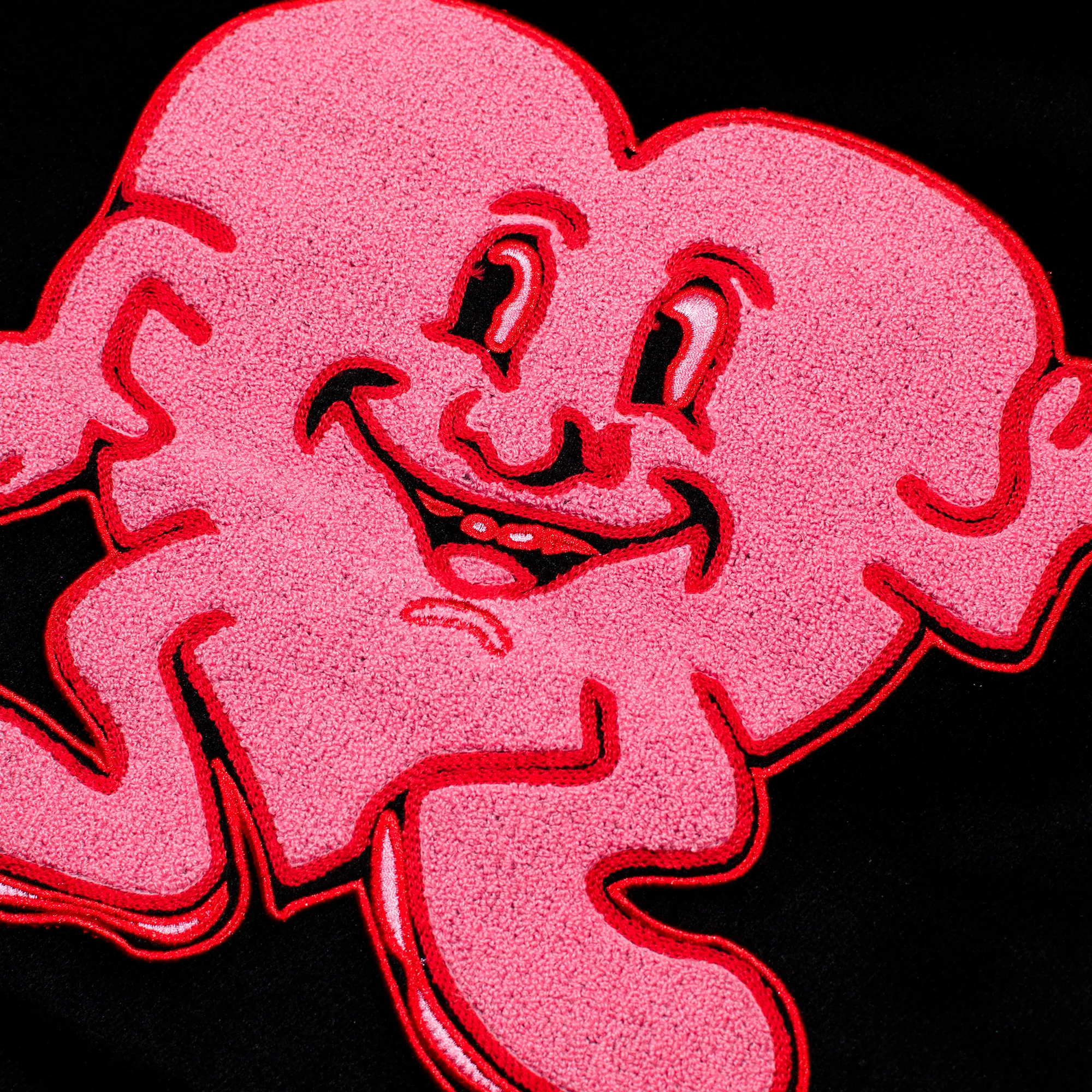 Bisous Skateboards Bisous Varsity Jacket - Black