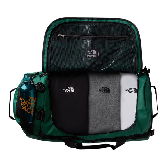 The North Face Base Camp Duffel - Evergreen/TNF Black M
