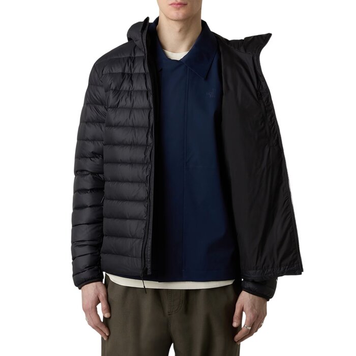 The North Face M Classic Down Hooded Jacket -  TNF Black