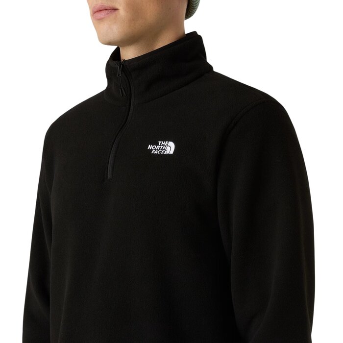 The North Face M' Glacier Fleece Jkt 1/4 Zip - Black