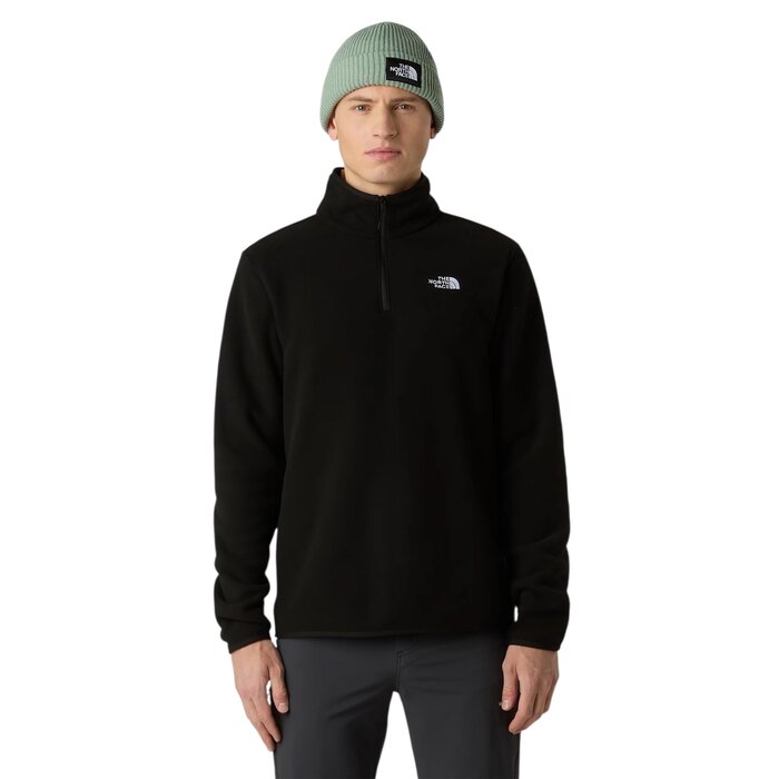 The North Face M' Glacier Fleece Jkt 1/4 Zip - Black