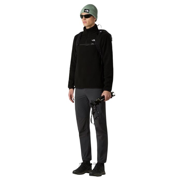 The North Face M' Glacier Fleece Jkt 1/4 Zip - Black