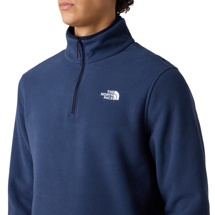 The North Face M Glacier Fleece Jkt 1/4 Zip - Summit Navy