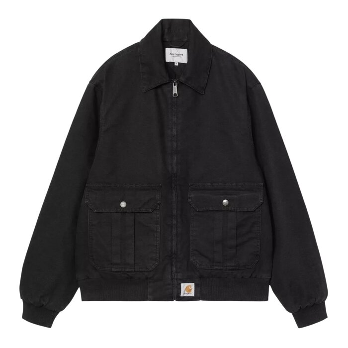 Carhartt WIP Stanton Jacket - Black (Stone Washed)