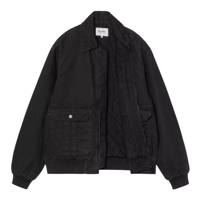 Carhartt WIP Stanton Jacket - Black (Stone Washed)