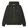 Lowercase Pigment Zip Hood - Pigment Pirate Black