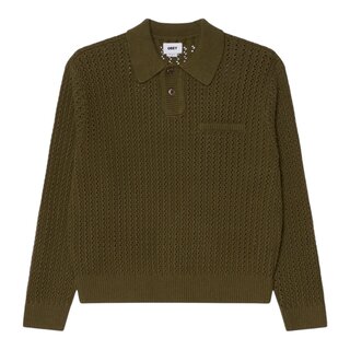 Obey Duane Polo Sweater - Tea Leaf