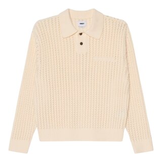 Obey Duane Polo Sweater - Natural
