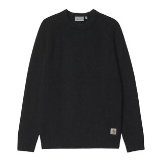 Carhartt WIP Anglistic Sweater- Speckled Black