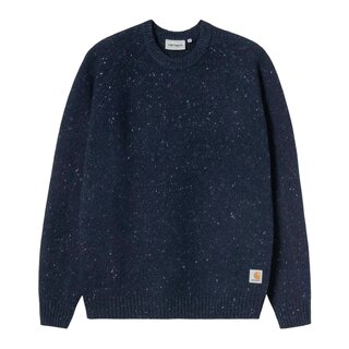 Carhartt WIP Anglistic Sweater- Speckled Jupiter