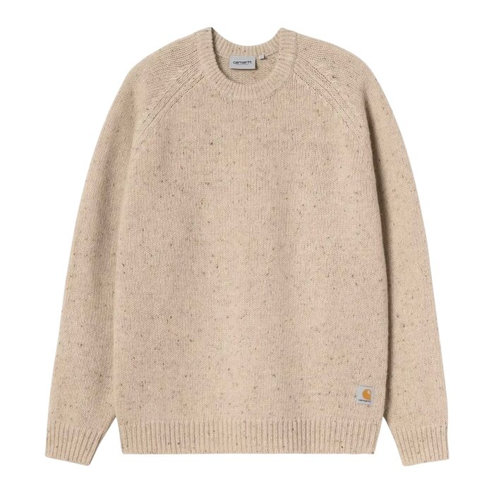 Carhartt WIP Anglistic Sweater- Speckled/Fleur De Sel