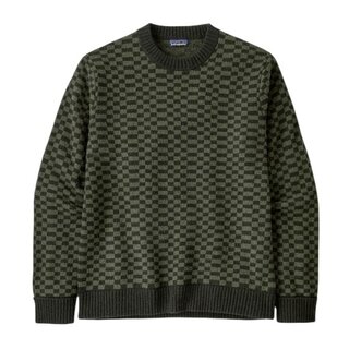 Patagonia M's Recycled Wool-Blend Sweater - Finned Old Growth Green