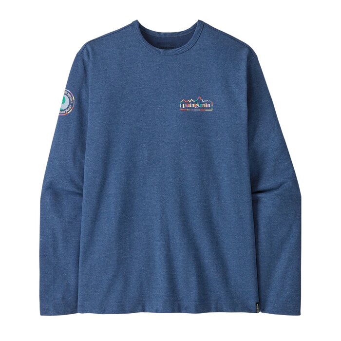 Patagonia M's LW Unity End Wildrise Crew - Clement Blue