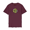 Hand Dot Front T-Shirt - Dark Cherry