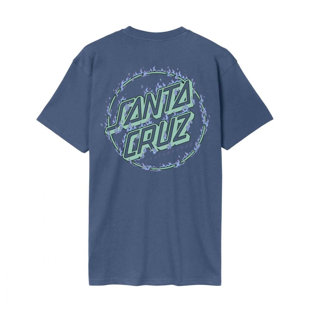 Santa Cruz Burnt Opus Oversized T-Shirt - Heritage Blue