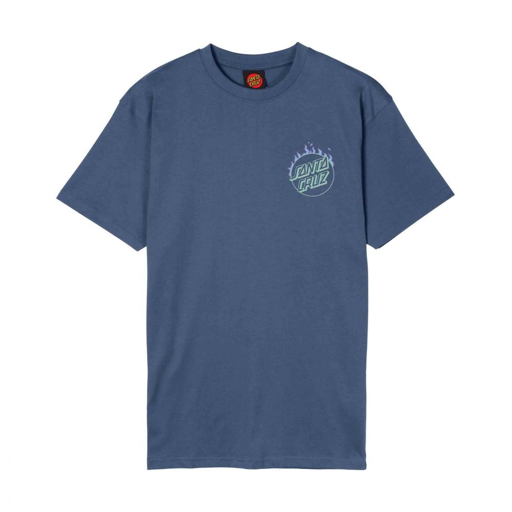 Santa Cruz Burnt Opus Oversized T-Shirt - Heritage Blue