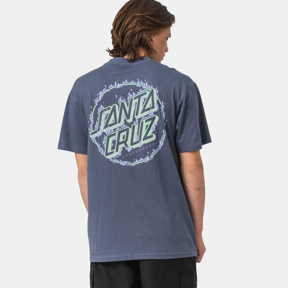 Santa Cruz Burnt Opus Oversized T-Shirt - Heritage Blue