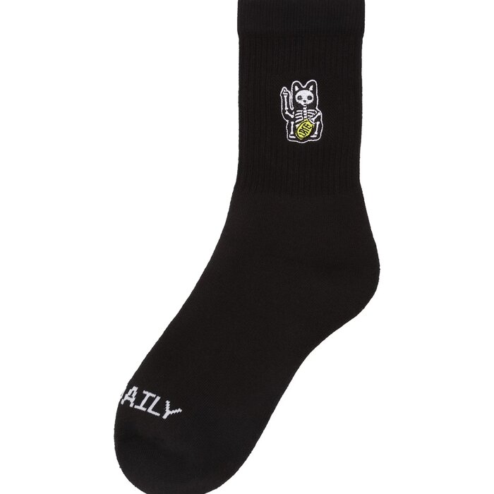 Irie Daily Hallow Cat Socks - Black