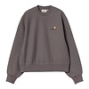 W' American Script Sweat - Porphyry