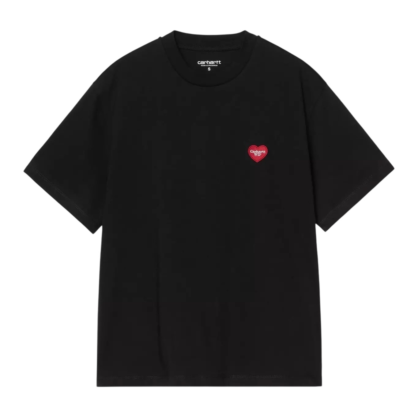Carhartt WIP W' S/S Heart Patch T-Shirt - Black/Red
