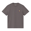 W' S/S American Script T-Shirt - Porphyry