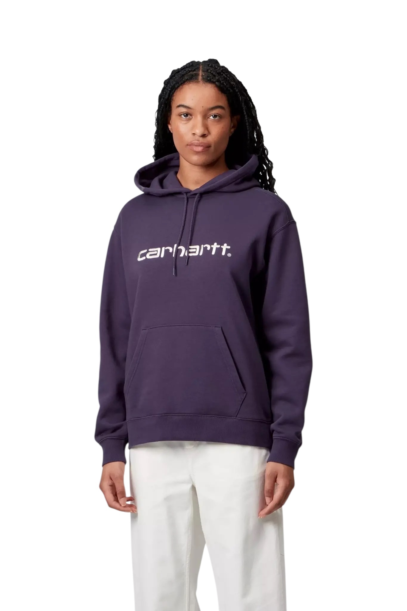 Carhartt WIP W' Hooded Carhartt Sweat - Lokers/Salt
