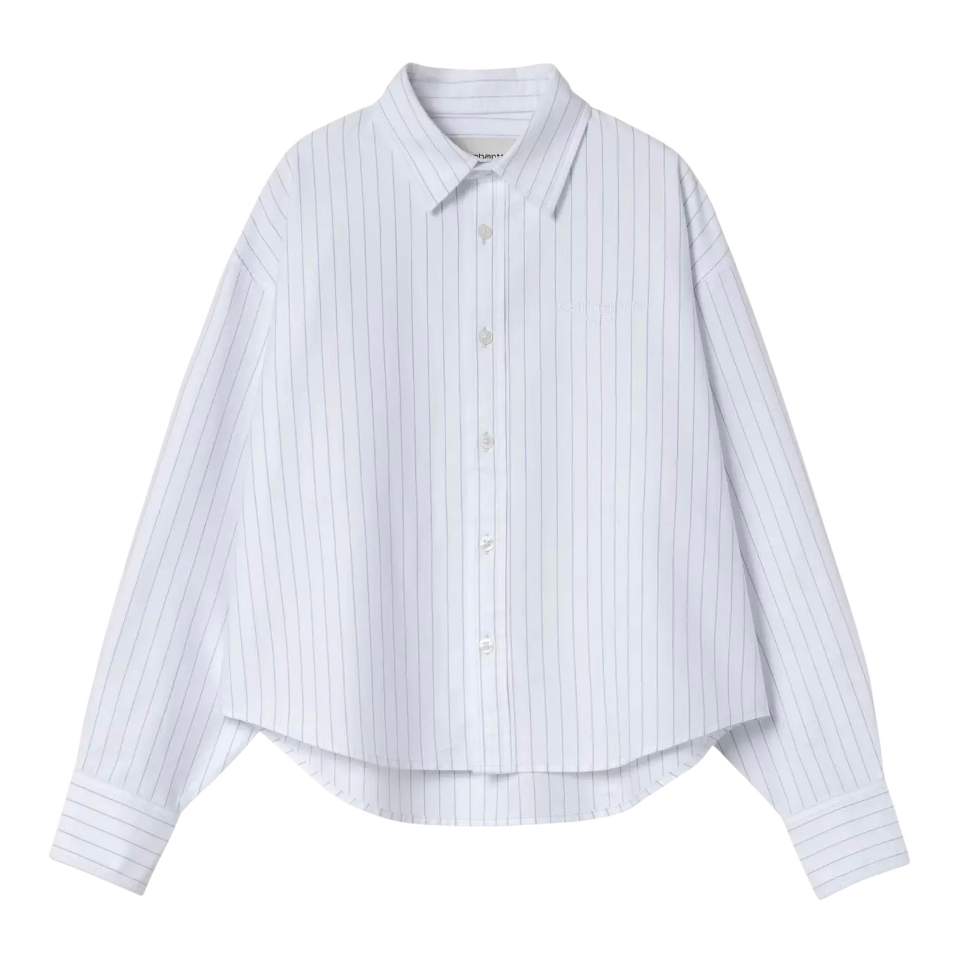 Carhartt WIP W' L/S Cassel Shirt - Cassel Stripe/White/Bleach